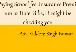 Paying School fee Insurance Premium or Hotel Bills IT might be checking you